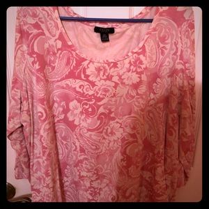 Chaps - Pretty floral top - 3x